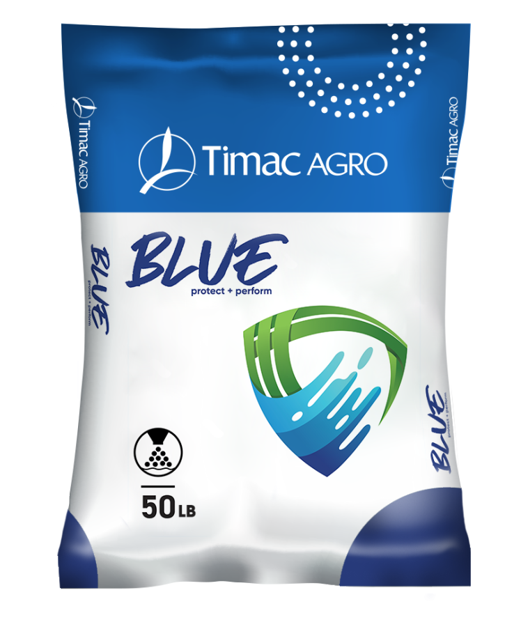BLUE fertilizer bag