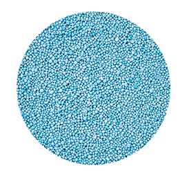 EXCELIS MAXX provides a blue hue, making it easily visible in a dry fertilizer blend.