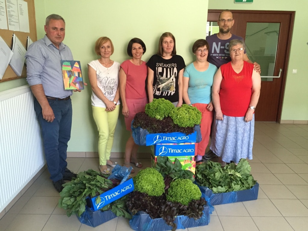 Przekazanie fundacji warzyw przez Timac Agro